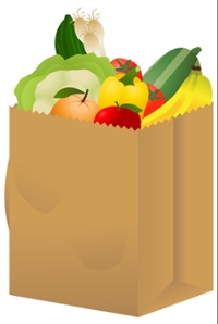 Food Bank Brown Bag